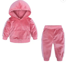 Load image into Gallery viewer, 2 Piece Toddler Striped Track Suit