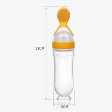 Load image into Gallery viewer, Silicone Feeding Bottle with Spoon