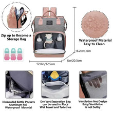 Load image into Gallery viewer, Mommy Baby Diaper Backpack