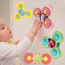 Load image into Gallery viewer, Cartoon Suction Cup Rattles Baby Bath Toys