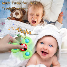 Load image into Gallery viewer, Cartoon Suction Cup Rattles Baby Bath Toys