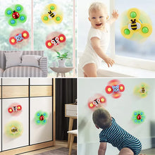 Load image into Gallery viewer, Cartoon Suction Cup Rattles Baby Bath Toys