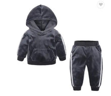Load image into Gallery viewer, 2 Piece Toddler Striped Track Suit
