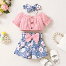 Load image into Gallery viewer, Summer Newborn Baby Girl Clothes
