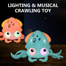 Load image into Gallery viewer, Kids Induction Escape Crab Octopus Crawling Toy
